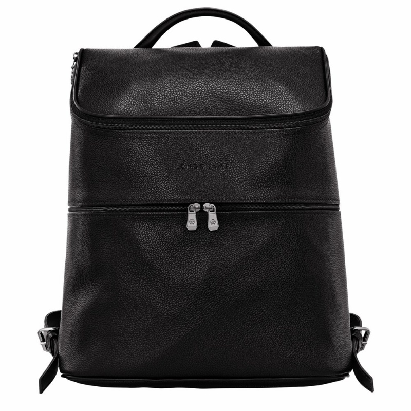 Black Longchamp Le Foulonne Men's Backpack